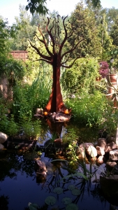 Baum Edelrost - Exklusive Gartendeko Rost
