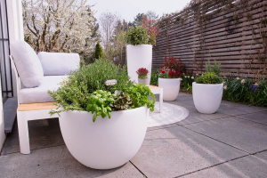 Pflanzgef LED - Light Curvy Pot 