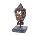 Buddhakopf auf Granitpodest