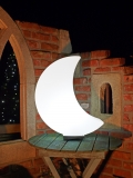 Light Moon / Gartendeko - Leuchtender Mond