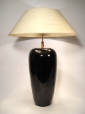 Tischleuchte - Vase schwarz / Exklusive Leuchten